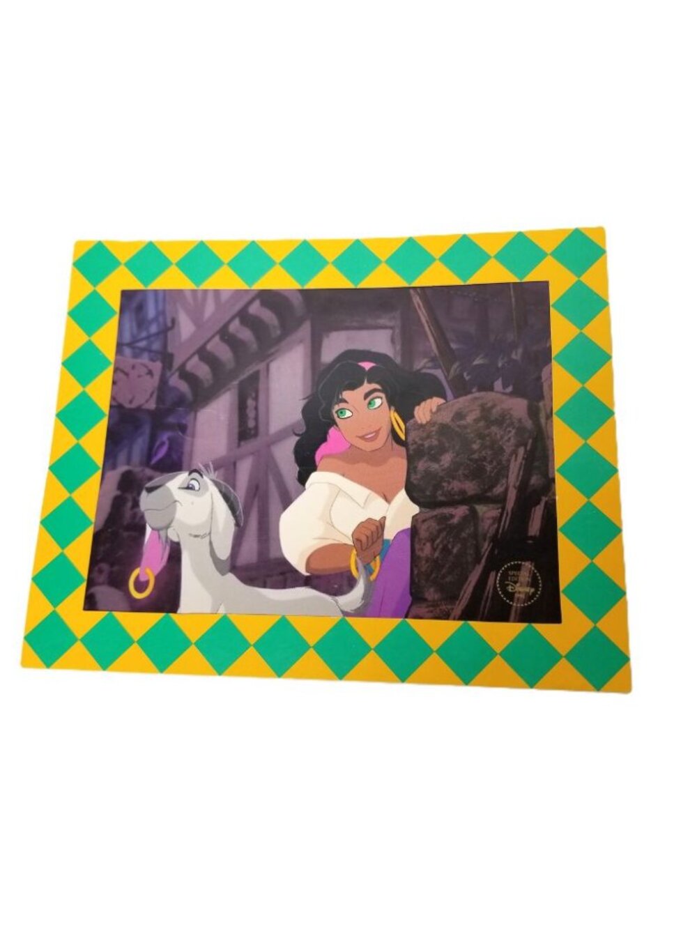 Disney Hunchback of Notre Dame Esmeralda Djali 1996 Promo Art Print